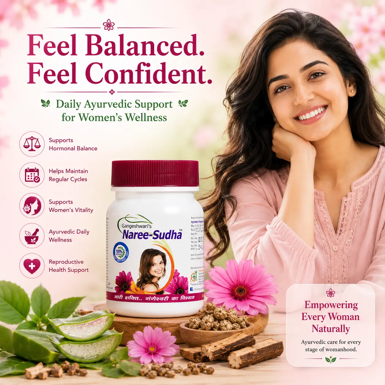 Naari Sudha Tablet – Ayurvedic Women's Wellness & Hormonal Balance Formula - Image 2