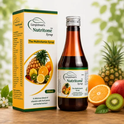 Nutrition Syrup 200ml | Multivitamin, Multimineral & Ayurvedic Health Tonic | Gangeshwari Herbals